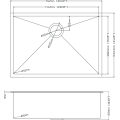 Aquacubic handgemachtes Bauernhaus Edelstahl Küchenspüle Single Bowl